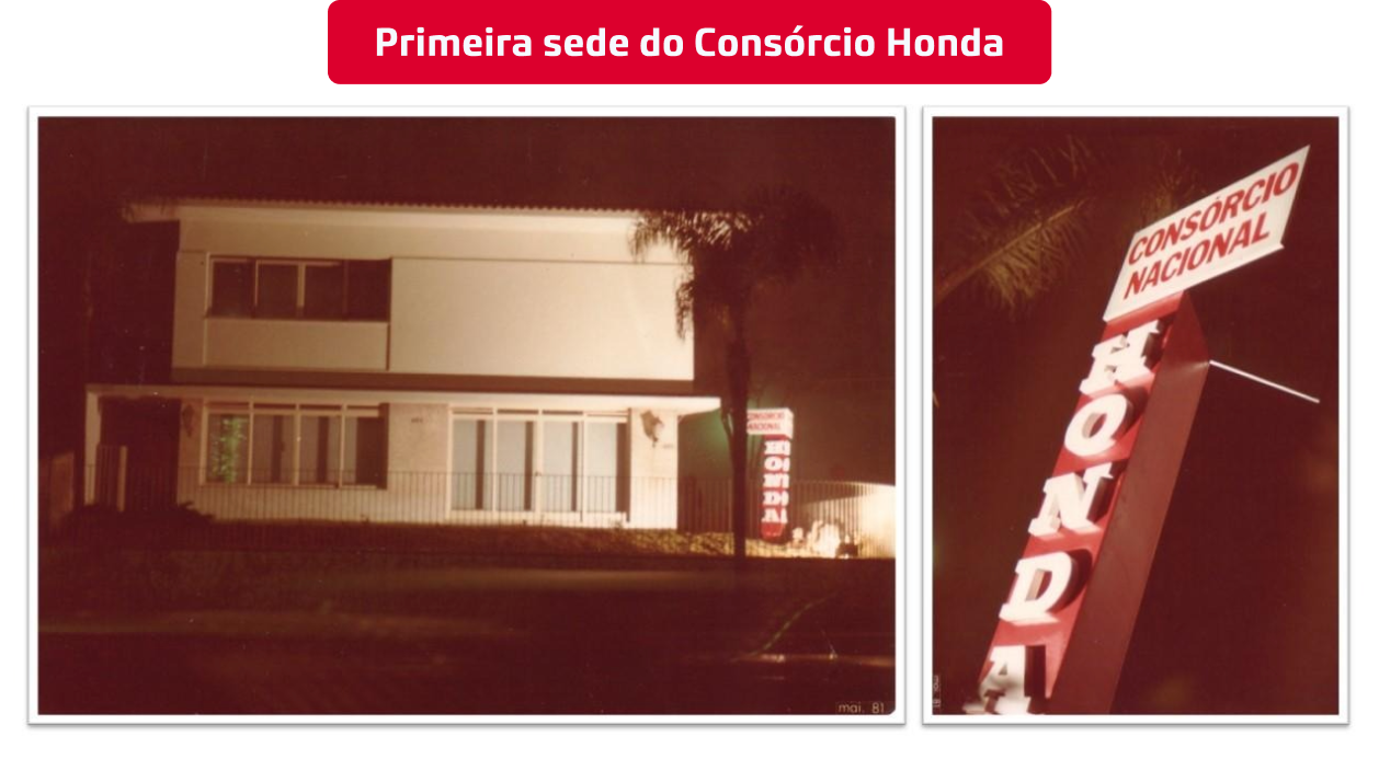 primeira sede do Consórcio Honda